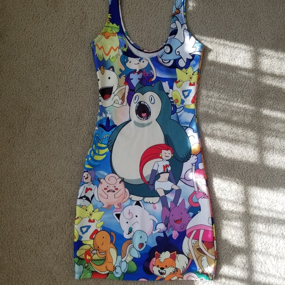 Pokemon x Adventure Time Anime Dress - Picture 3 of 4